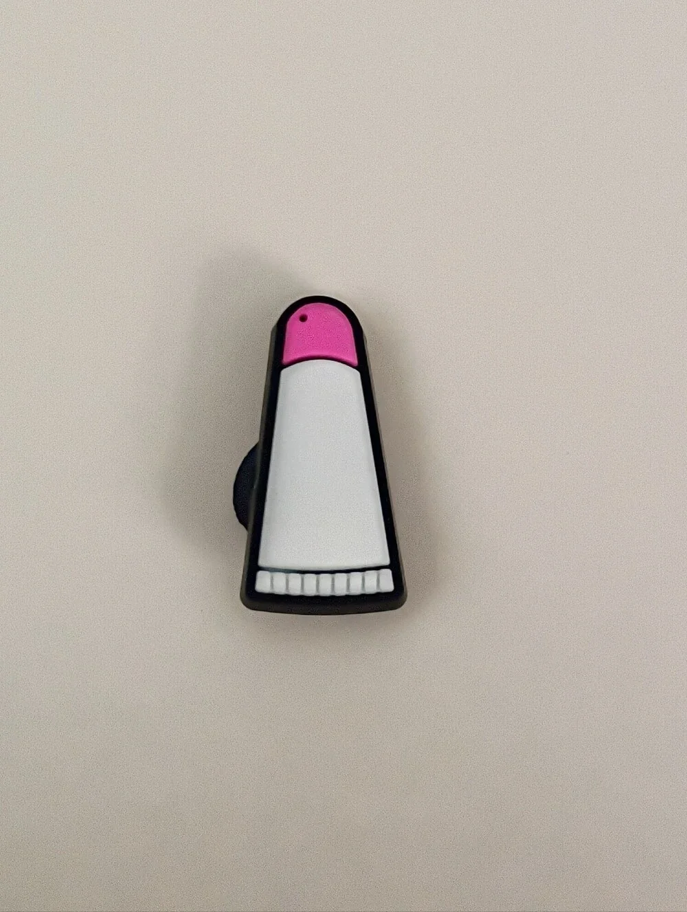 10 for $10 Jibbitz Croc Charm - Pink Capped White Lip Gloss Applicator
